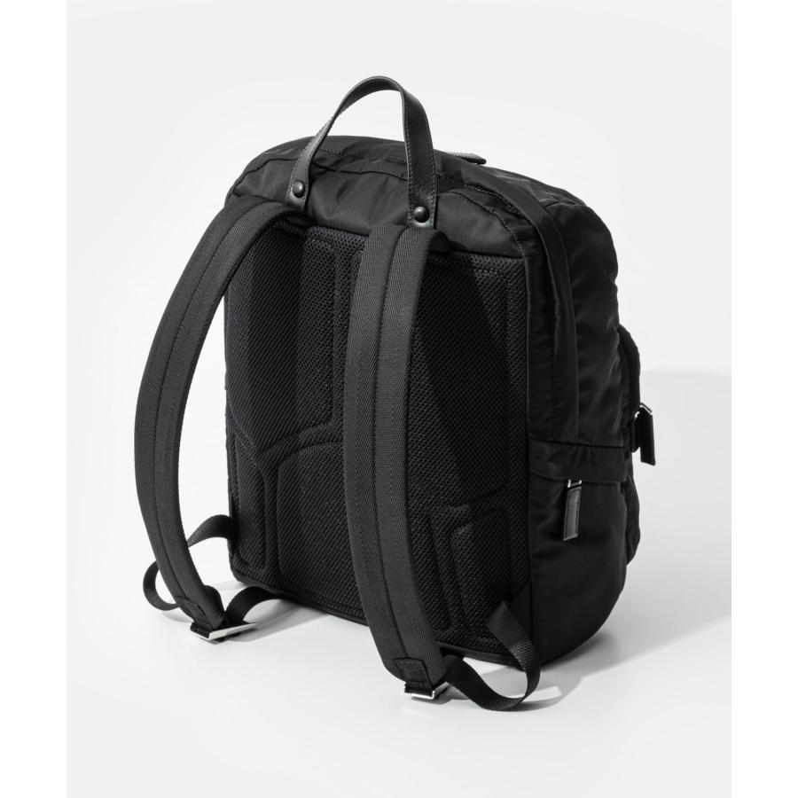 プラダ PRADA 2VZ104 2DMG バックパック メンズ バッグ リュック リナイロン サフィアーノレザー トライアングルロゴ A4対応 爆買_7