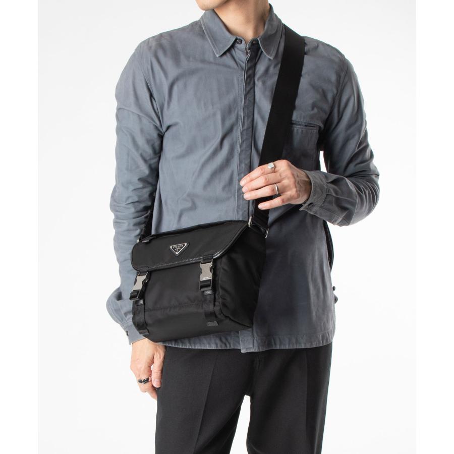 プラダ PRADA 2VD066 2DMG ショルダーバッグ RE-NYLON SHORDER BAG レディース バッグ リナイロン サフィアーノレザー 爆買 | PRADA | 04