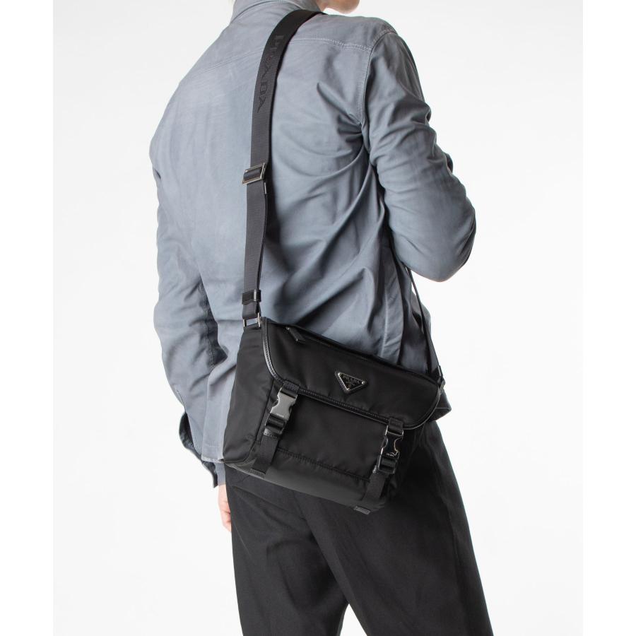 プラダ PRADA 2VD066 2DMG ショルダーバッグ RE-NYLON SHORDER BAG レディース バッグ リナイロン サフィアーノレザー 爆買 | PRADA | 05