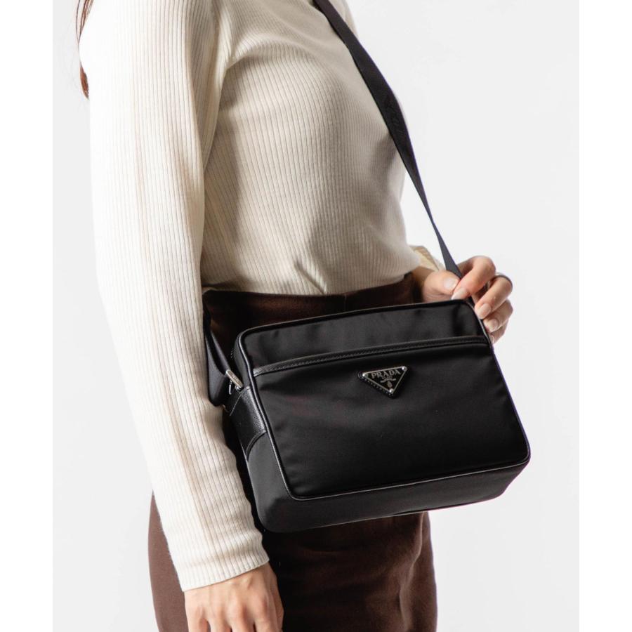 プラダ PRADA 2VH048 2DMH ショルダーバッグ RE-NYLON SHORDER BAG レディース バッグ リナイロン サフィアーノレザー 爆買 | PRADA | 03