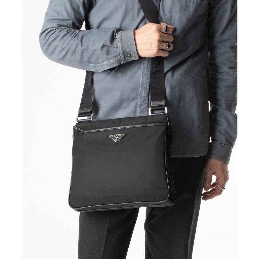 プラダ PRADA 2VH118 2DMH ショルダーバッグ RE-NYLON SHORDER BAG レディース バッグ リナイロン サフィアーノレザー 爆買 | PRADA