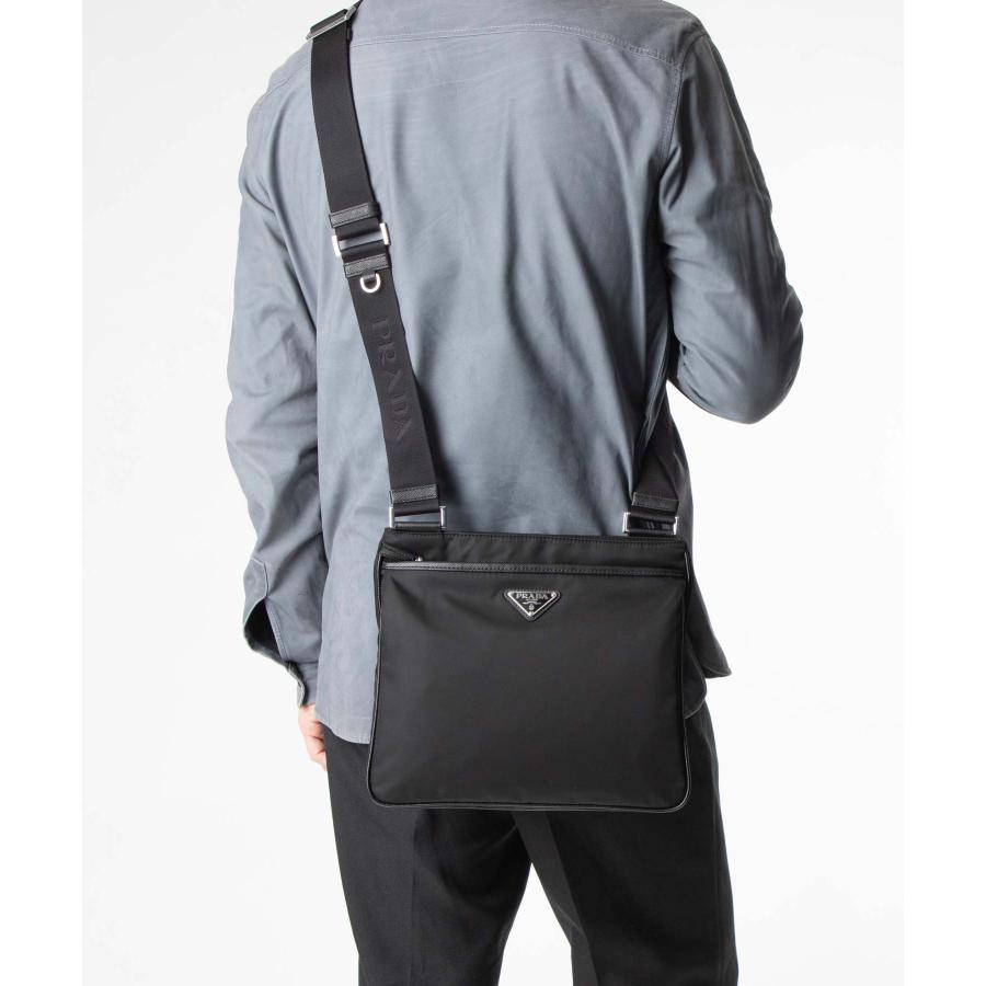 プラダ PRADA 2VH118 2DMH ショルダーバッグ RE-NYLON SHORDER BAG レディース バッグ リナイロン サフィアーノレザー 爆買 | PRADA | 03