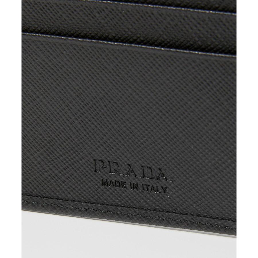 プラダ PRADA 2MO738 2DMH 二つ折り財布 RE-NYLON COMPACT WALLET メンズ 財布 レザー ミニ財布 ウォレット コンパクト 爆買 | PRADA | 07