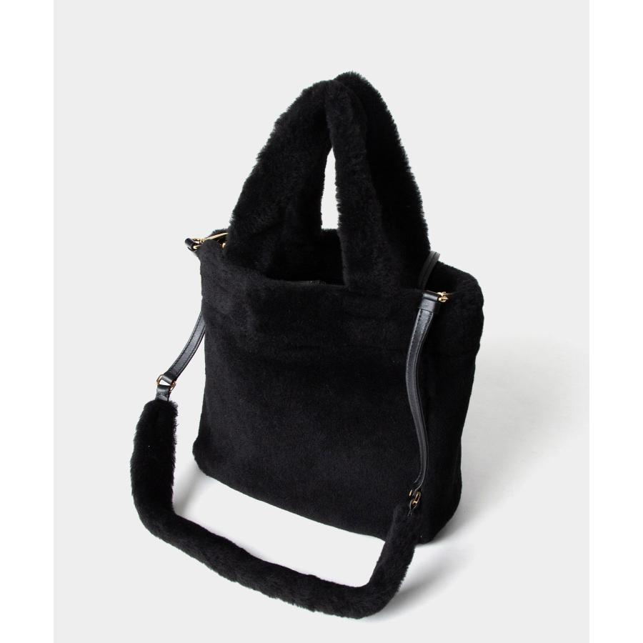 【PRADA プラダ 】 PRADA プラダ Shearling Tote Bag シアリング トートバッグ