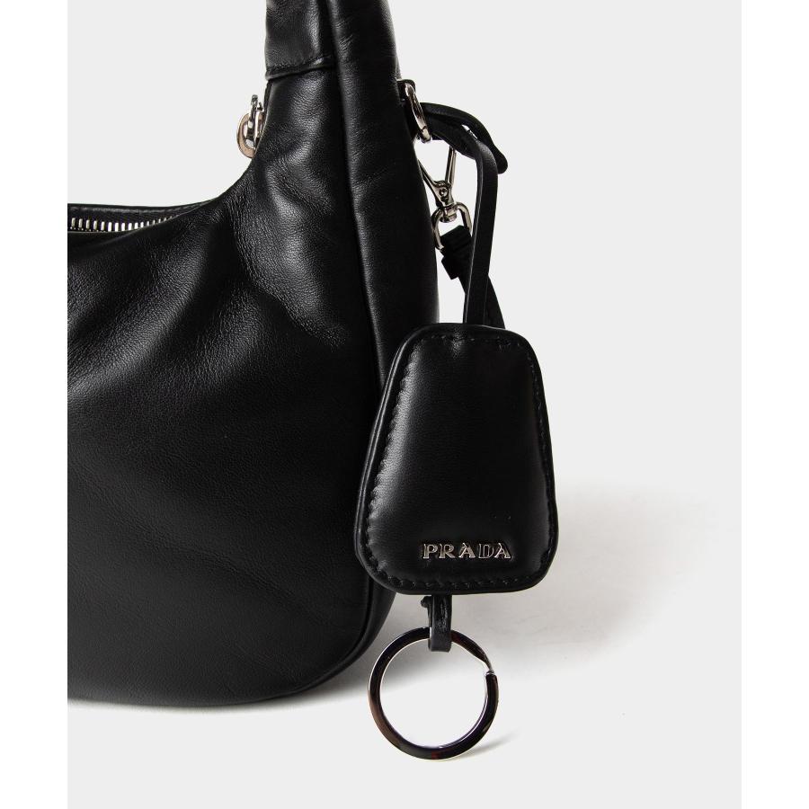 プラダ PRADA 1BA384 2DYI ソフト パテッド ナッパレザー ハンドバッグ キーリング付き ショルダーバッグ レディース バッグ 爆買 | PRADA | 08