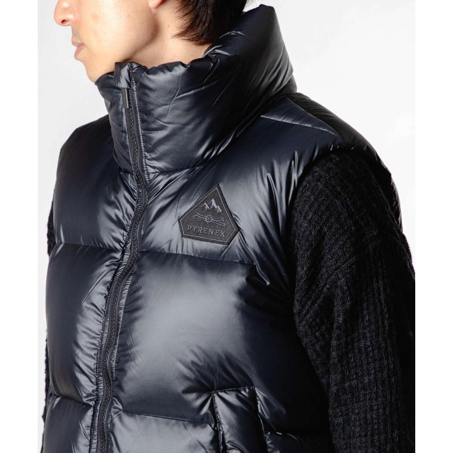 ハリー•*¨*•.¸♬︎JANMAYEN ネイビー ダウンベスト 50 L Pyrenex ピレネックス PYRENEX HUW039 ダウンベスト BARRY 3 VEST