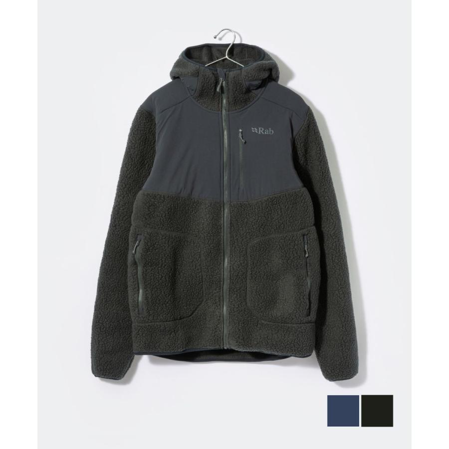 ラブ Rab QFF-65 ジャケット Outpost Hoody メンズ アウター アウトポスト フーディ ミッドレイヤー ムートン XS S M L 爆買 | Rab