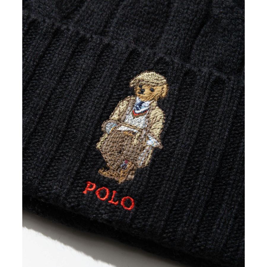 ポロ ラルフ ローレン POLO RALPH LAUREN bear cable beanie ベア ケーブル ビーニー PC1452 ニット帽 ポロベア メンズ 帽子 爆買 | POLO RALPH LAUREN | 05