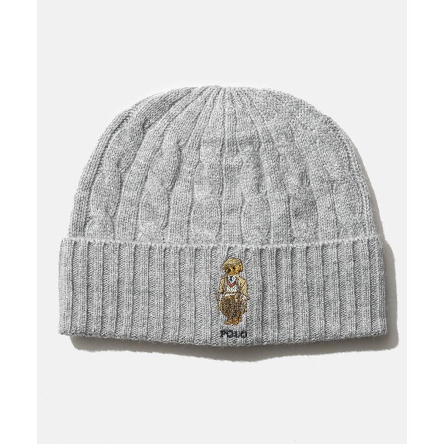 新品 ポロベア白ニット帽 POLO RALPH LAUREN（ポロ・ラルフローレン） ポロ ラルフ ローレン