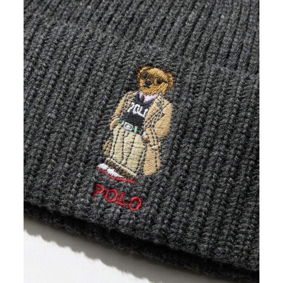 ポロ ラルフ ローレン POLO RALPH LAUREN bear rib knit beanie ベア リブニット ビーニー PC1451 ニット帽 ポロベア メンズ 帽子 爆買 | POLO RALPH LAUREN | 11