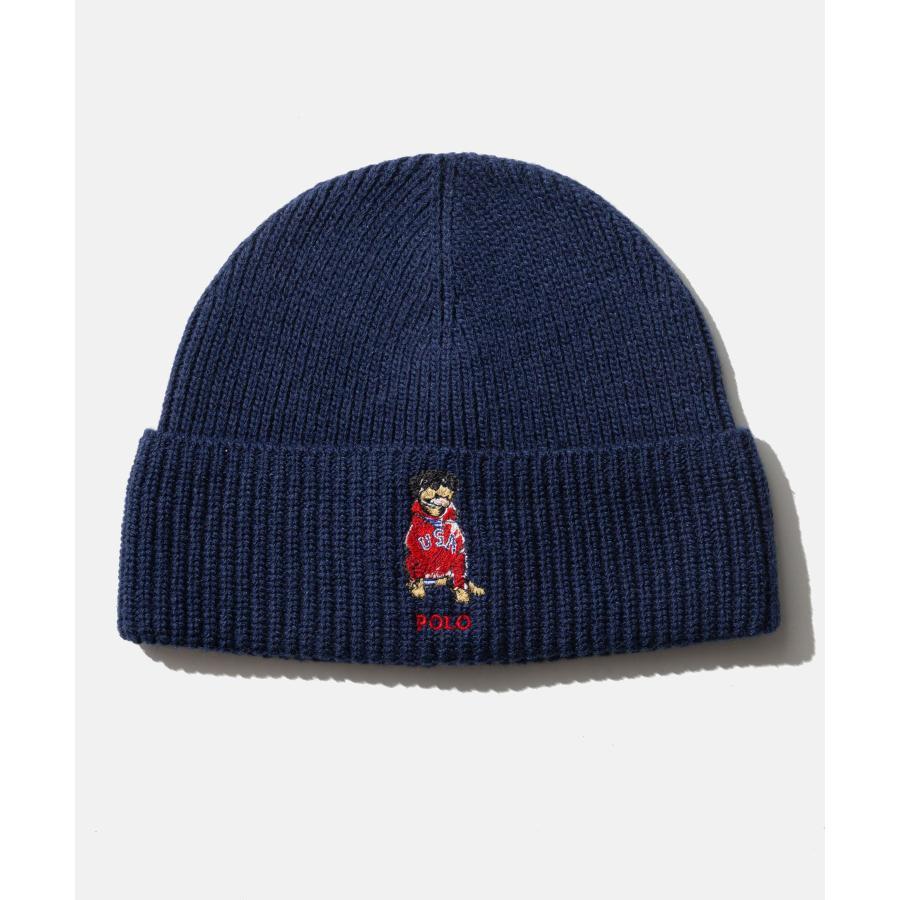 ポロ ラルフ ローレン POLO RALPH LAUREN usa dog beanie USA ドック ビーニー PC1465 ニット帽 ポロベア メンズ 帽子 爆買 | POLO RALPH LAUREN | 15