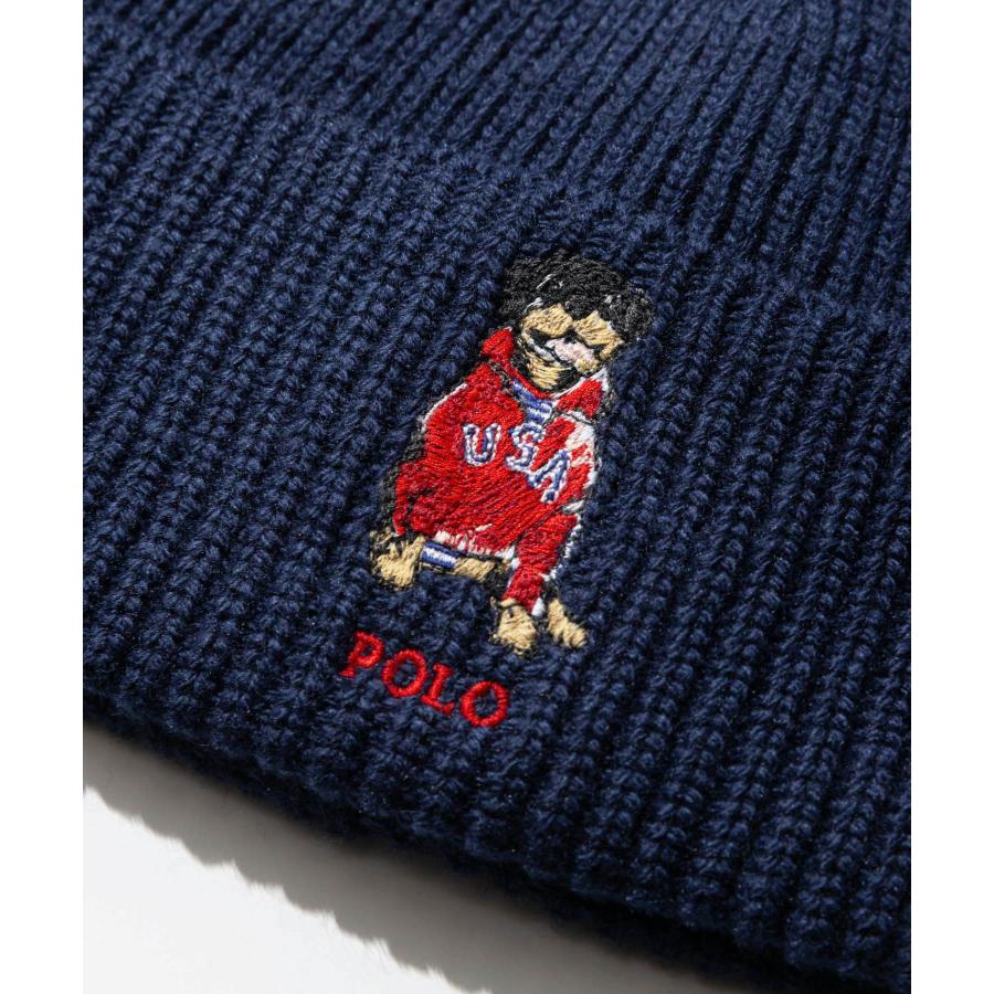 ポロ ラルフ ローレン POLO RALPH LAUREN usa dog beanie USA ドック ビーニー PC1465 ニット帽 ポロベア メンズ 帽子 爆買 | POLO RALPH LAUREN | 17