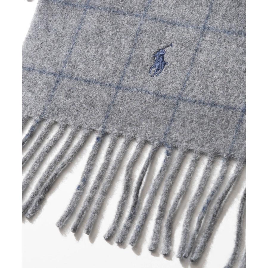 ポロ ラルフ ローレン POLO RALPH LAUREN reversible windowpane wool blend scarf リバーシブル ウィンドウペン ウールブレンド スカーフ PC0743 爆買 | POLO RALPH LAUREN | 09