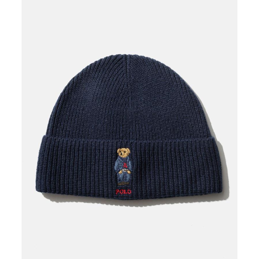 Polo ベア リブニット ビーニー フリーサイズ POLO RALPH LAUREN（ポロ・ラルフローレン） ポロ ラルフ ローレン