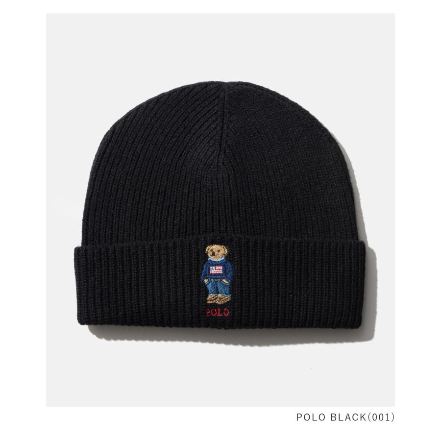 新品タグ付き　ラルフローレン　帽子　黒　ポロベア POLO RALPH LAUREN（ポロ・ラルフローレン） ポロ ラルフ ローレン