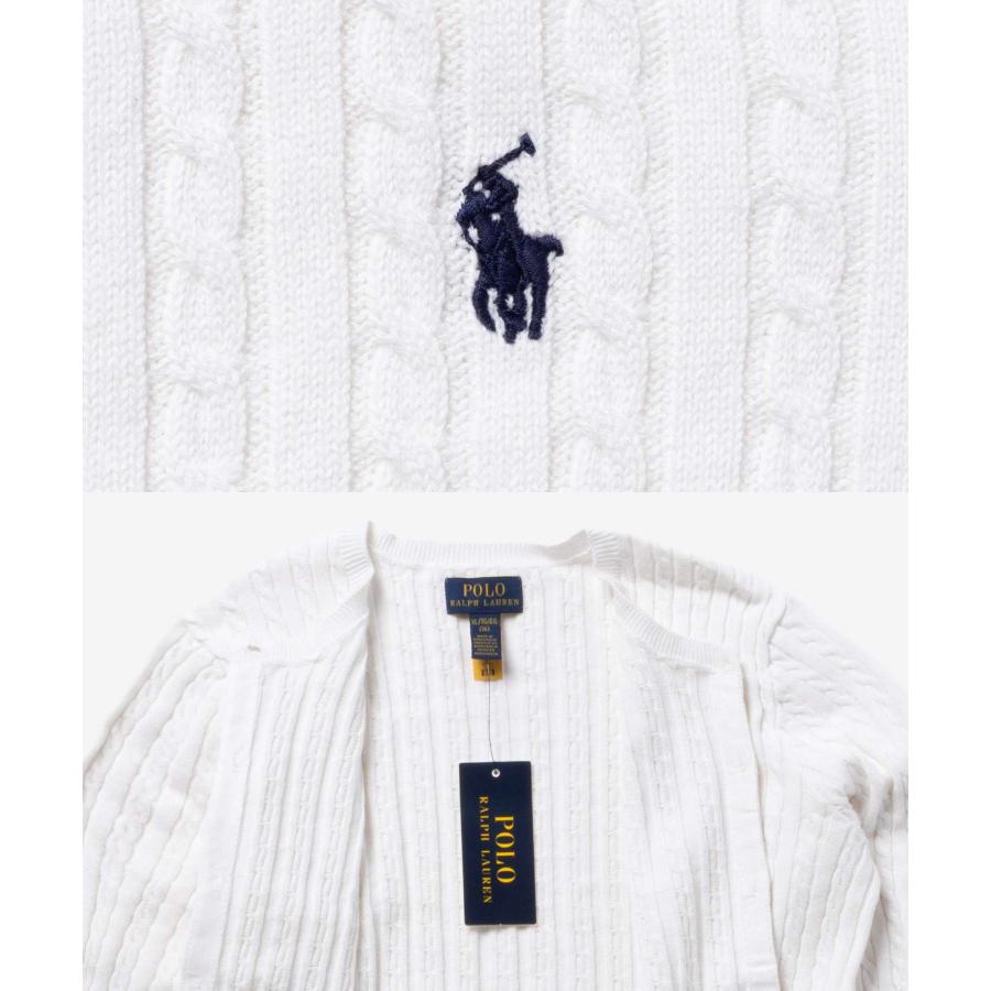 ポロ ラルフ ローレン POLO RALPH LAUREN Mini Cable Cotton Cardigan ミニケーブル コットン カーディガン 313543047 ニット 子供服 | POLO RALPH LAUREN | 16
