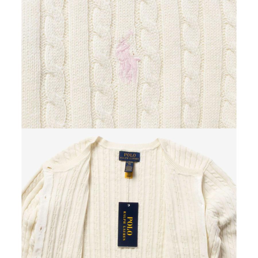 ポロ ラルフ ローレン POLO RALPH LAUREN Mini Cable Cotton Cardigan ミニケーブル コットン カーディガン 313543047 ニット 子供服 | POLO RALPH LAUREN | 08