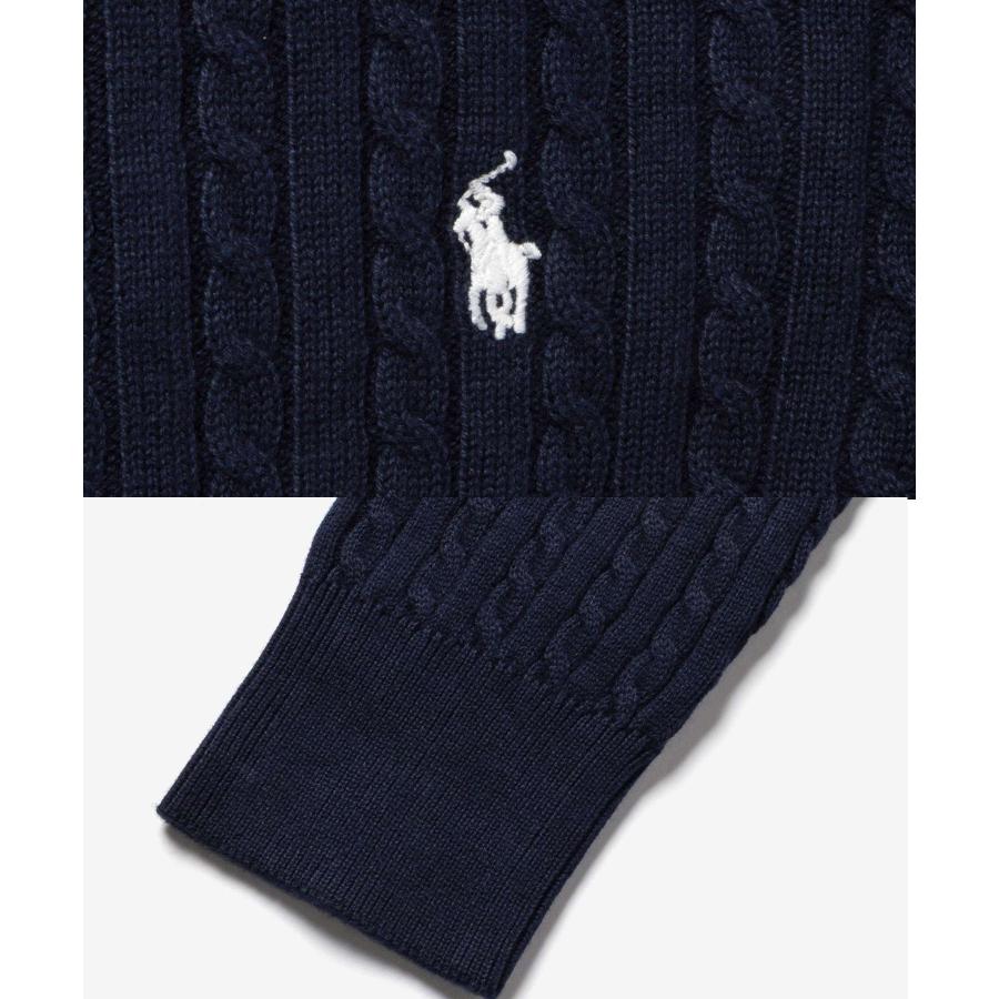 ポロ ラルフ ローレン POLO RALPH LAUREN Mini Cable Cotton Cardigan ミニケーブル コットン カーディガン 313543047 ニット 子供服 | POLO RALPH LAUREN | 10