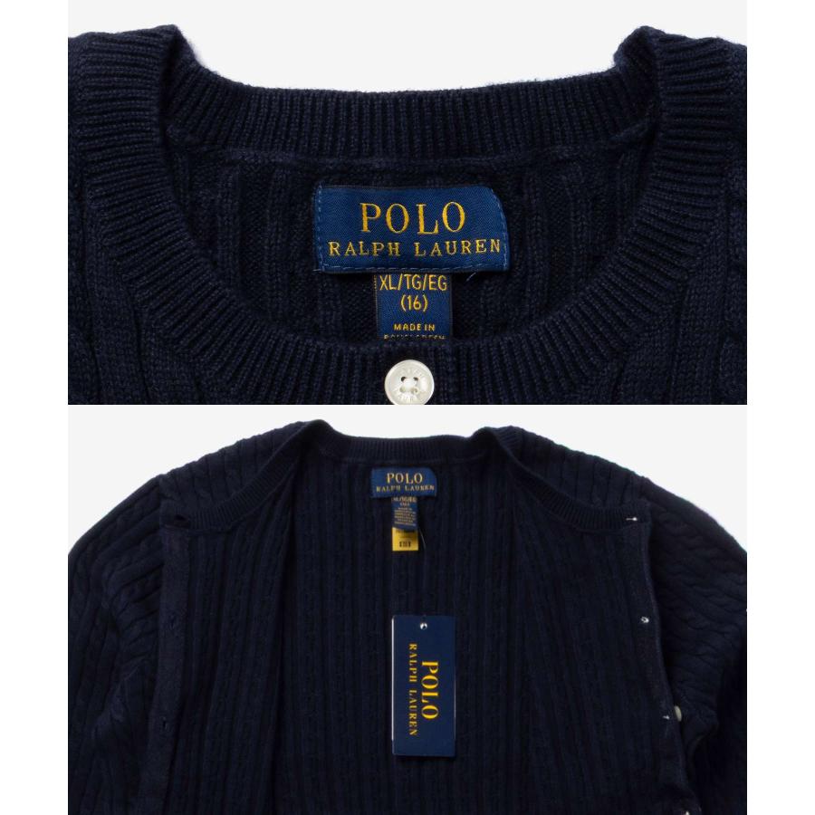 ポロ ラルフ ローレン POLO RALPH LAUREN Mini Cable Cotton Cardigan ミニケーブル コットン カーディガン 313543047 ニット 子供服 | POLO RALPH LAUREN | 11