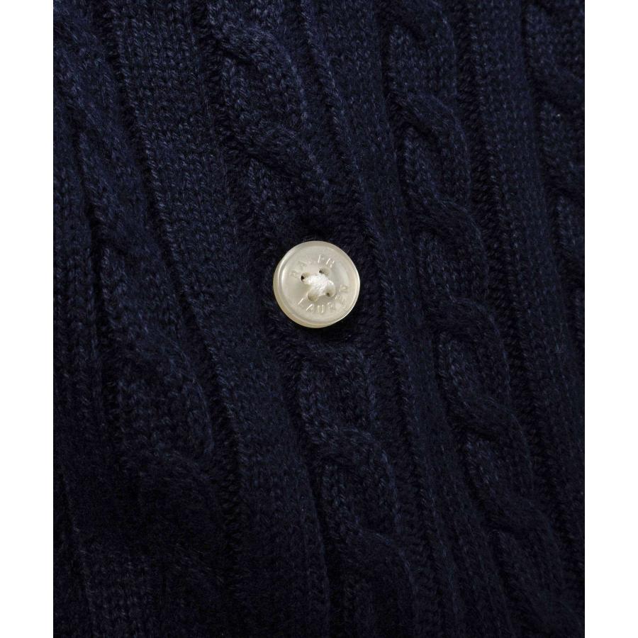 ポロ ラルフ ローレン POLO RALPH LAUREN Mini Cable Cotton Cardigan ミニケーブル コットン カーディガン 313543047 ニット 子供服 | POLO RALPH LAUREN | 12