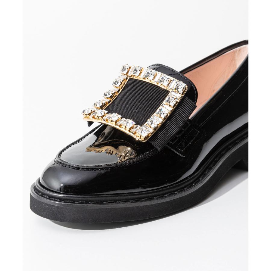 ロジェ ヴィヴィエ ROGER VIVIER VIV RANGERS STRASS LOAFER ヴィヴ レンジャー パテントレザー ローファー RVW54825880 レディース シューズ 爆買 | Roger Vivier | 10