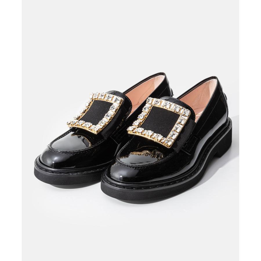 ロジェ ヴィヴィエ ROGER VIVIER VIV RANGERS STRASS LOAFER ヴィヴ レンジャー パテントレザー ローファー RVW54825880 レディース シューズ 爆買 | Roger Vivier | 01