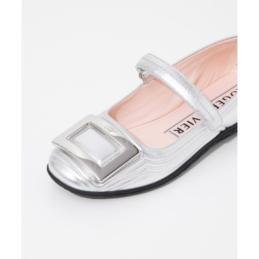 ロジェ ヴィヴィエ ROGER VIVIER VIV LOW LEATHER STRAP BALLERINA ヴィヴ ロー レザー ストラップ バレリーナ RVW79343360 パンプス 爆買の画像