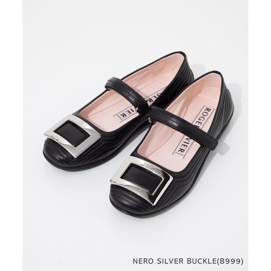 ロジェ ヴィヴィエ ROGER VIVIER VIV LOW LEATHER STRAP BALLERINA ヴィヴ ロー レザー ストラップ バレリーナ RVW79343360 パンプス 爆買の画像