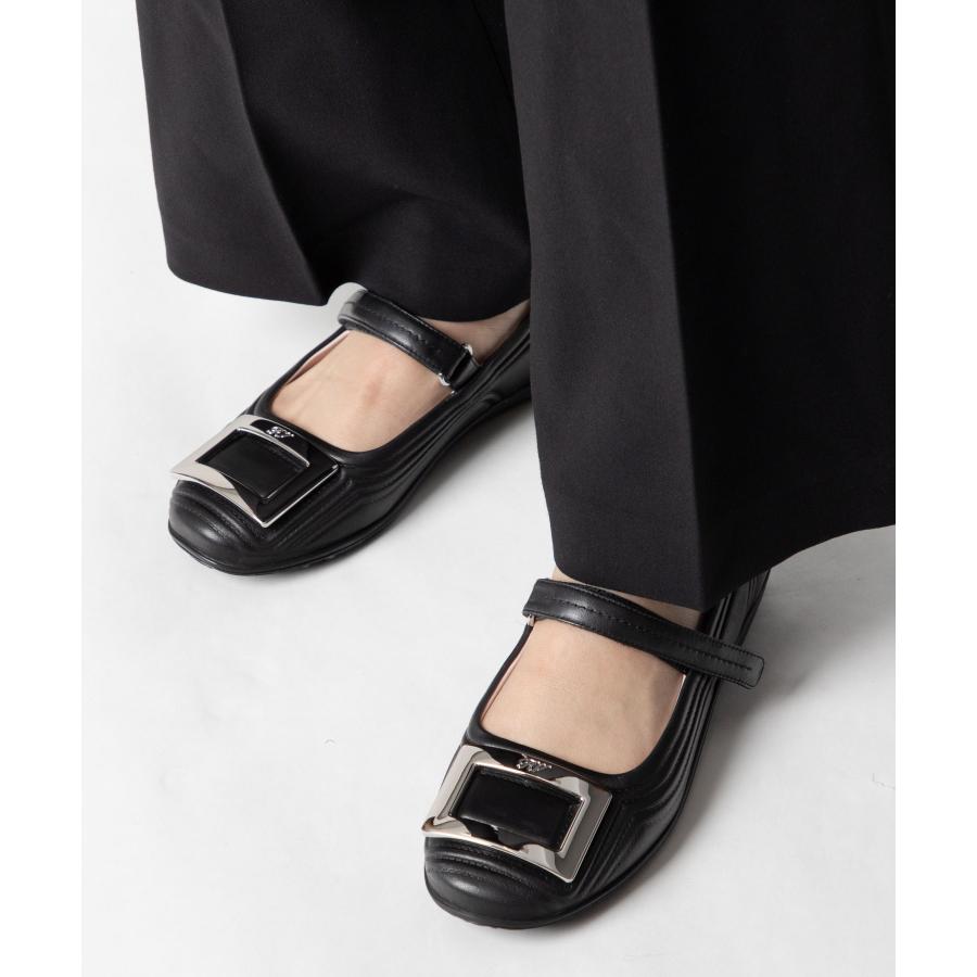 ロジェ ヴィヴィエ ROGER VIVIER VIV LOW LEATHER STRAP BALLERINA ヴィヴ ロー レザー ストラップ バレリーナ RVW79343360 パンプス 爆買の画像