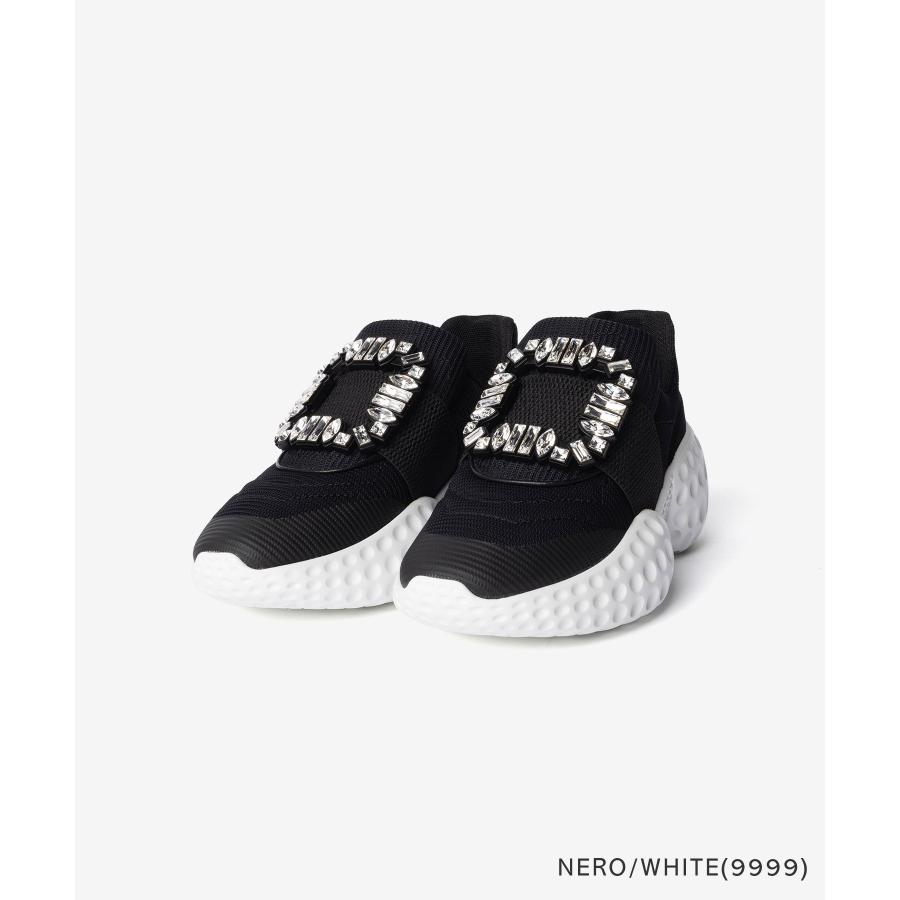 ロジェ ヴィヴィエ ROGER VIVIER VIV RUN LIGHT STRASS BUCKLE ヴィヴ ラン ライト ファブリック スニーカー RVW63731340QPS | Roger Vivier | 05
