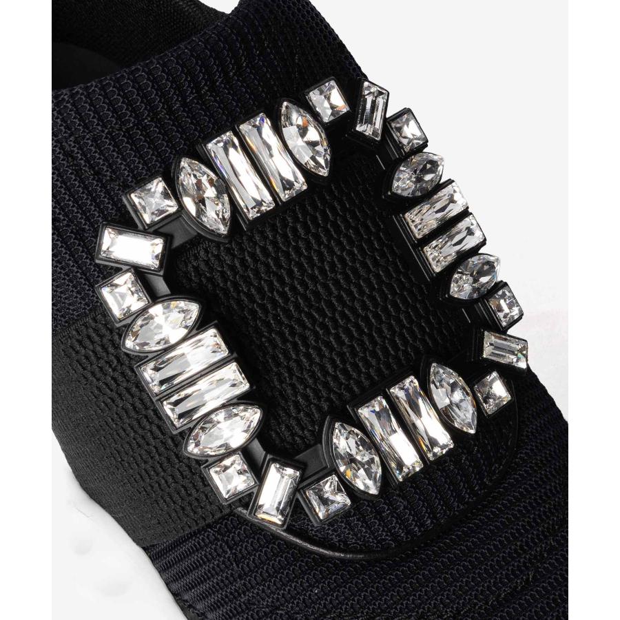 ロジェ ヴィヴィエ ROGER VIVIER VIV RUN LIGHT STRASS BUCKLE ヴィヴ ラン ライト ファブリック スニーカー RVW63731340QPS | Roger Vivier | 09