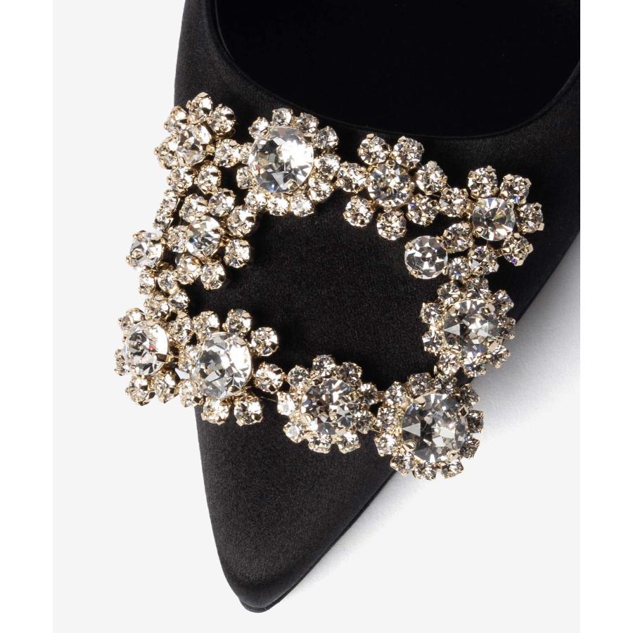 ロジェ ヴィヴィエ ROGER VIVIER DEC. FLOWER STRASS B. SIN 65 エフロレッセンス サテン パンプス RVW41417620RS0 ビジュー ヒール レディース シューズ | Roger Vivier | 13