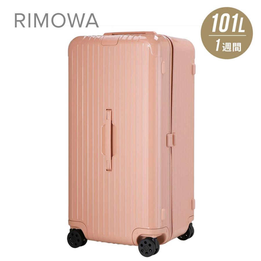 リモワ RIMOWA 832.80.90.4 キャリーバッグ エッセンシャル ESSENTIAL スーツケース ビジネス TSAダイヤルロック 旅行 出張 海外 国内 日帰り 4輪 101L 7泊 :ri-83280904-drose-101:U-STREAM - 通販 - Yahoo!ショッピング