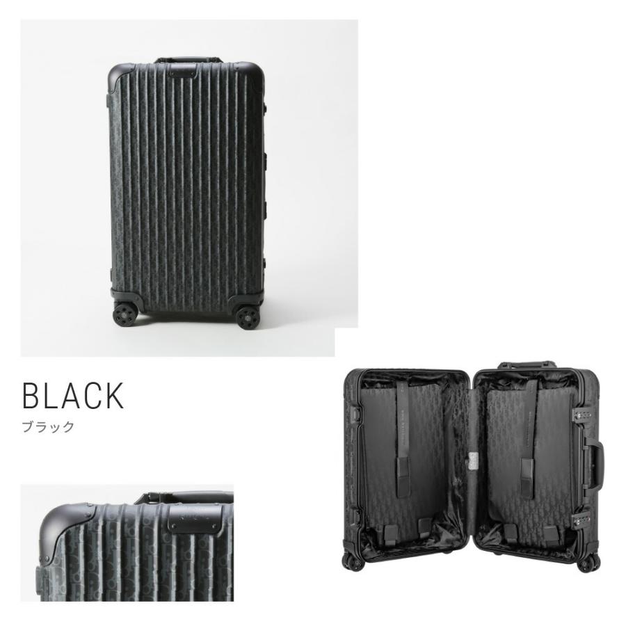 リモワ RIMOWA 【DIOR AND RIMOWA】Trunk スーツケース 90L ディオール コラボ シルバー ブラック 1週間｜u-stream｜13