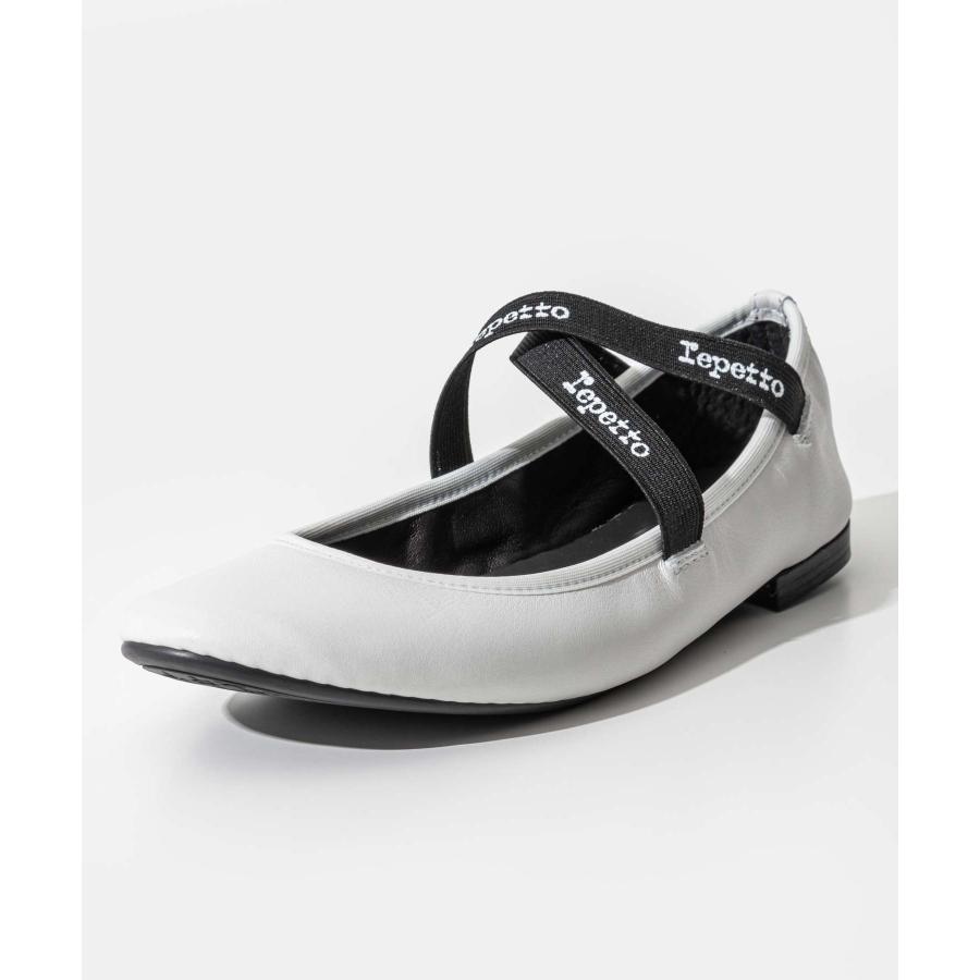 【新品】repette レペット　フラットシューズ　バレエシューズ　グレー 楽天市場】repetto レペット バレエシューズ フラットシューズ