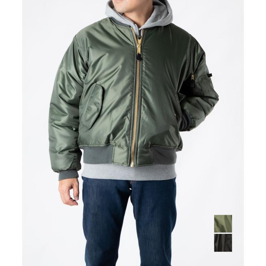 ロスコ ROTHCO MA-1 FLIGHT JACKET ジャケット メンズ アウター ミリタリー フライトジャケット ブラック セージ S M L XL