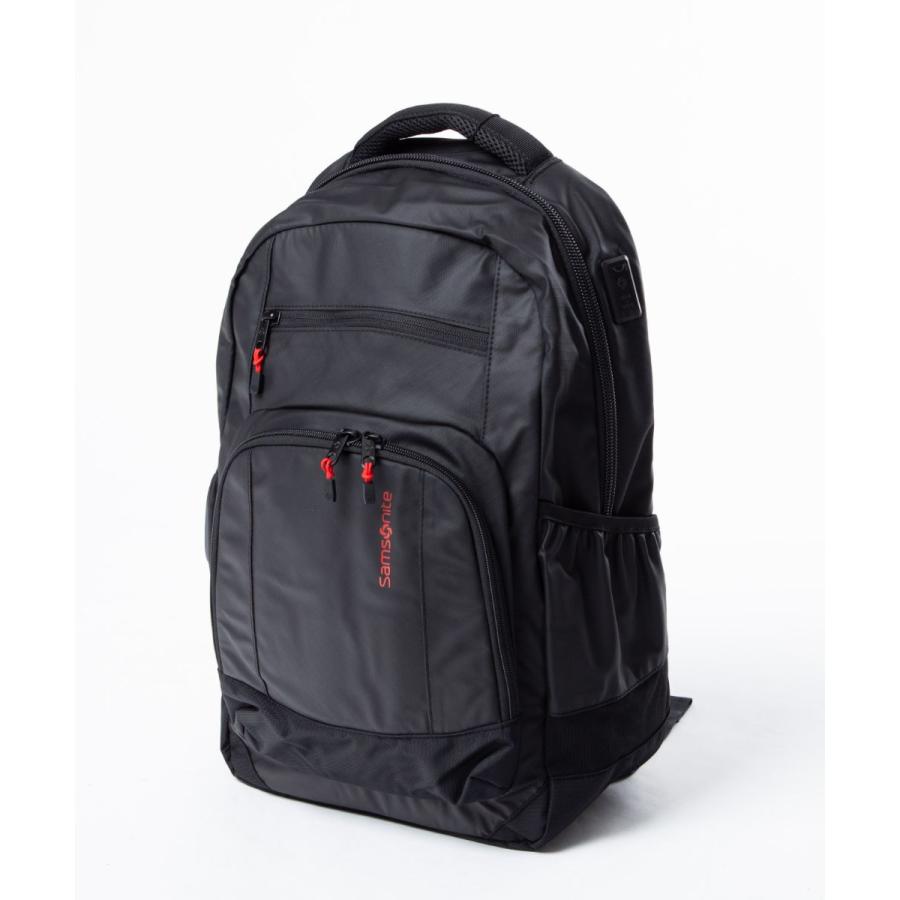 【新品】Samsonite タグ付き リュック バック ブラック メタルロゴ 新品】Samsonite タグ付き リュック バック ブラック メタルロゴ