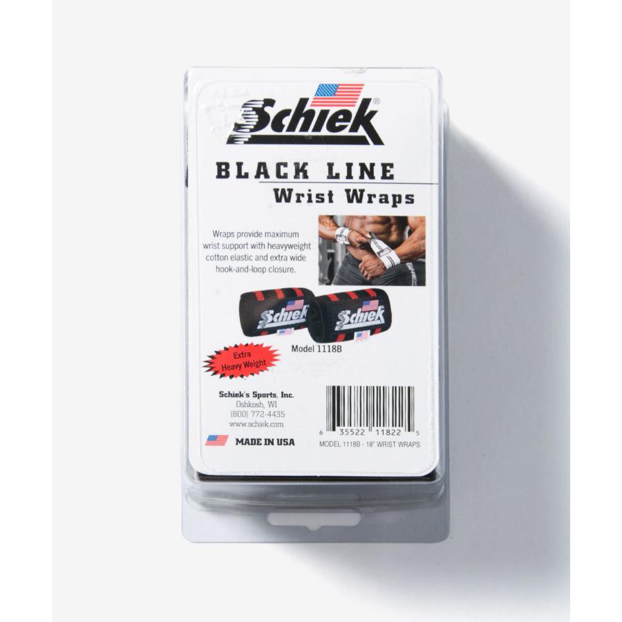 シーク SCHIEK Schiek Black Line Wrist Wraps ブラックライン リストラップ 1118B リストラップ 爆買 | Schiek | 13