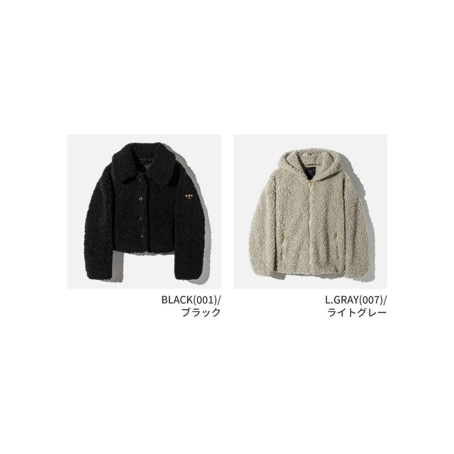 ♦︎TATRAS♦︎フード付きボアジャケット グレー TATRAS - タトラス「Boa Fleece / ボアブルゾン (フリース