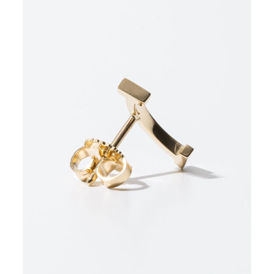 ティファニー　tiffany Tスマイルピアス　ローズゴールド　右耳のみ ティファニー ピアス k18 Tスマイル ローズゴールド K18RG