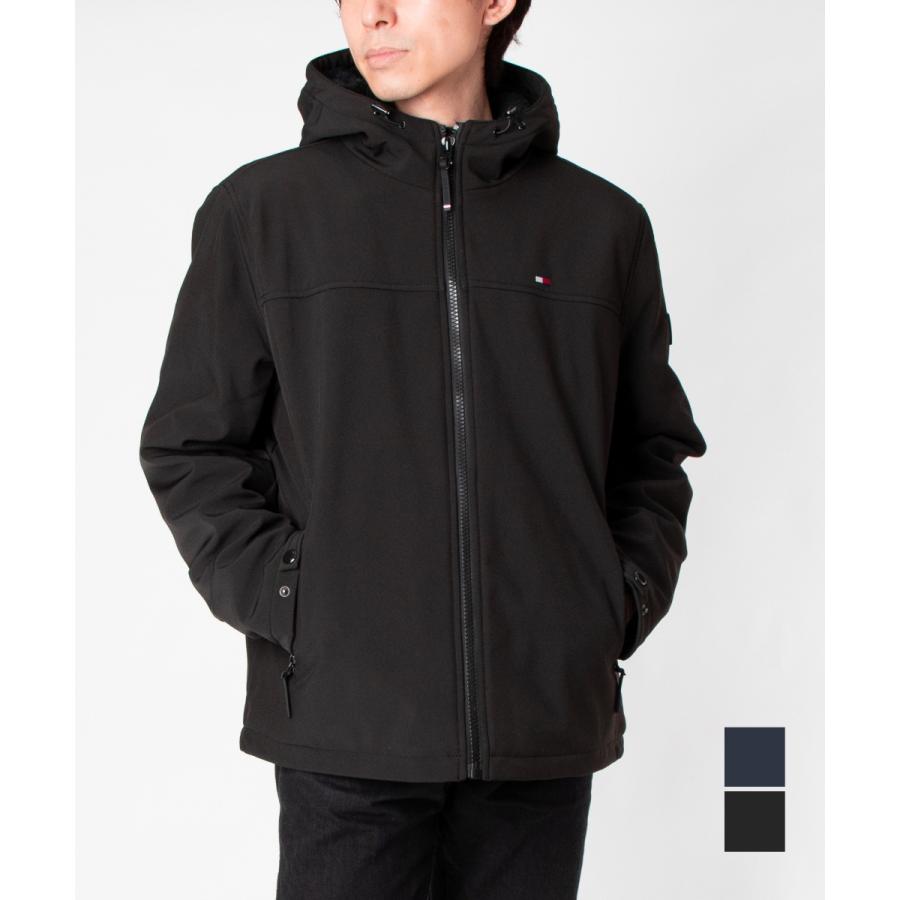 トミーヒルフィガー TOMMY HILFIGER FILLED SOFT SHELL フィールド ソフト シェル 156AP477 ジャケット ジップアップ 裏ボア ロゴ メンズ アウター 爆買 | TOMMY HILFIGER