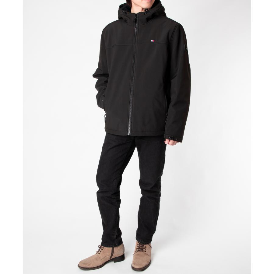 トミーヒルフィガー TOMMY HILFIGER FILLED SOFT SHELL フィールド ソフト シェル 156AP477 ジャケット ジップアップ 裏ボア ロゴ メンズ アウター 爆買 | TOMMY HILFIGER | 09
