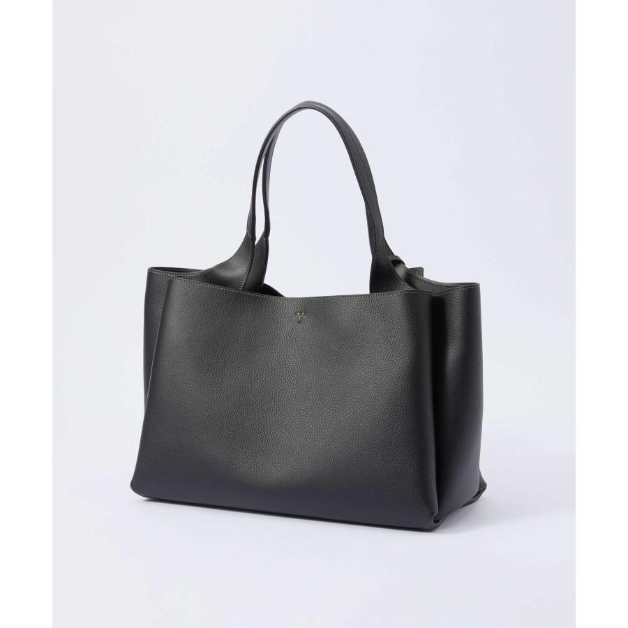 TOD'S トッズ ミディアム トート バッグ 関税込 XBWAPAF9300QRI Woman ブラック トッズ レザー バッグ ミディアム