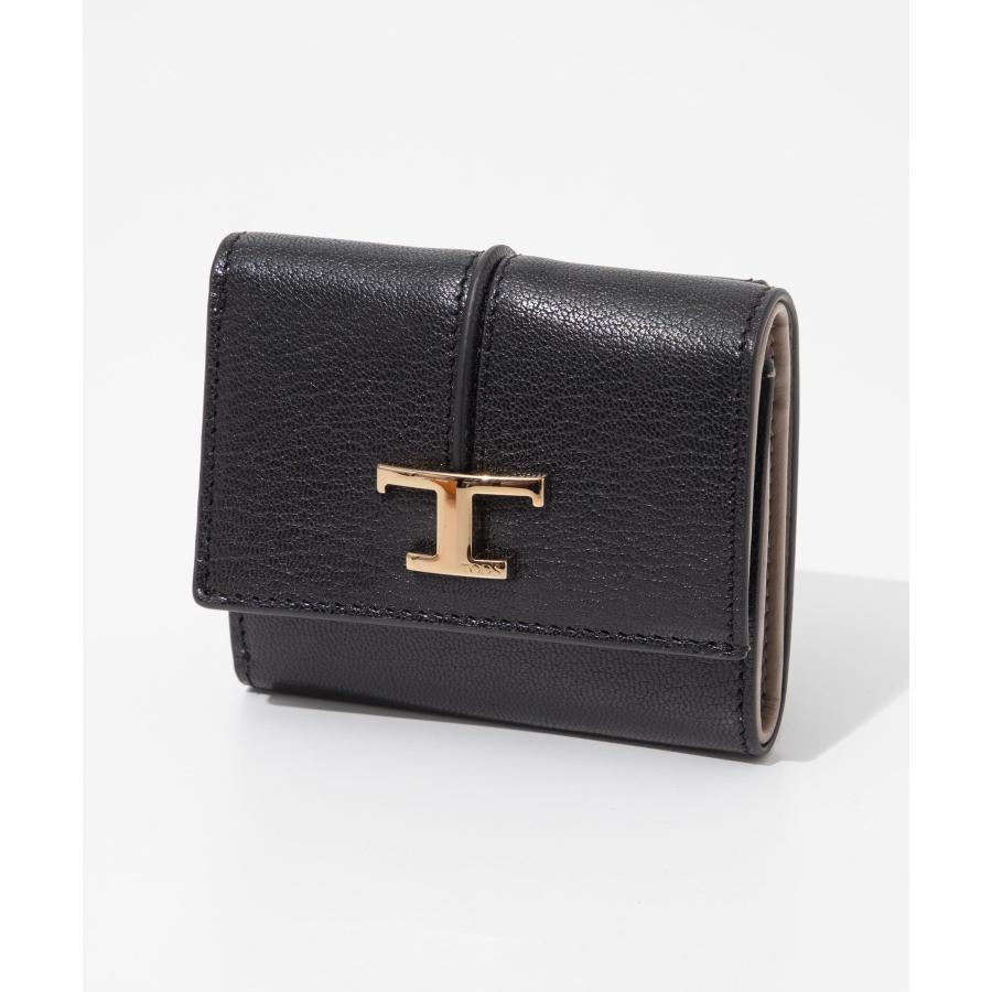 TOD'S トッズ XAWTSKB2000 TLS 三つ折り財布 T タイムレス TOD'S トッズ XAWTSKB2000 TLS 三つ折り財布 T タイムレス