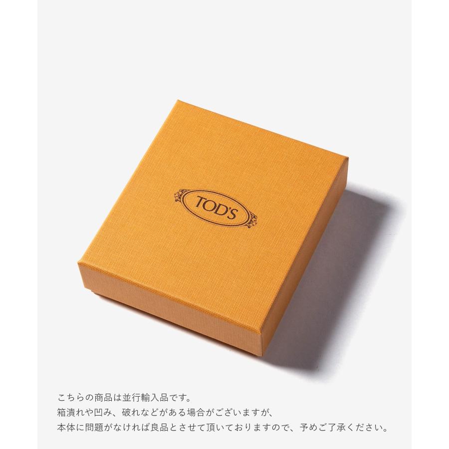 TOD'S トッズ　Tタイムレス　二つ折り　財布　オレンジ×ベージュ TOD'S（トッズ） TODS 二つ折り財布 T TIMELESS Tタイムレス