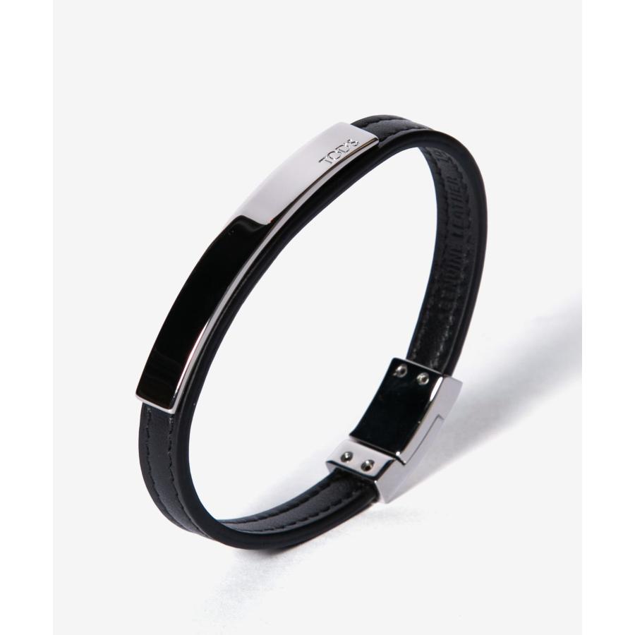 S*e様 TOD'S ブラックレザーブレスレット Man ブラック レザー ブレスレット XEMB4100100RLXSB999 | Tods