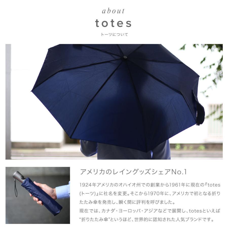 トーツ TOTES 傘 メンズ レディース 雑貨 タイタン 折りたたみ傘 丈夫 ワンタッチ 自動開閉 シンプル 高い耐久性 傘 大きめ 撥水 コンパクト 晴雨兼用 7550｜u-stream｜02