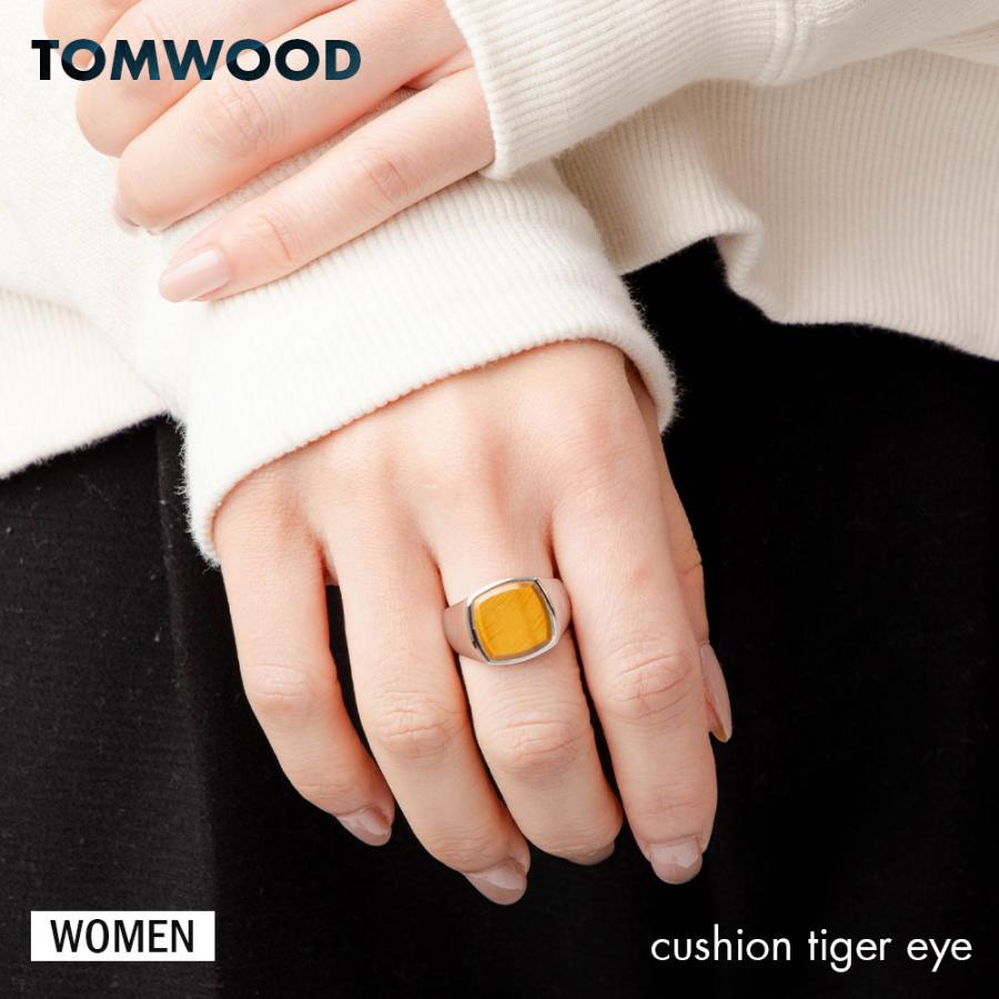 トムウッド TOM WOOD R74HQTIE01 S925 リング メンズ アクセサリー Cushion Tiger Eye｜u-stream