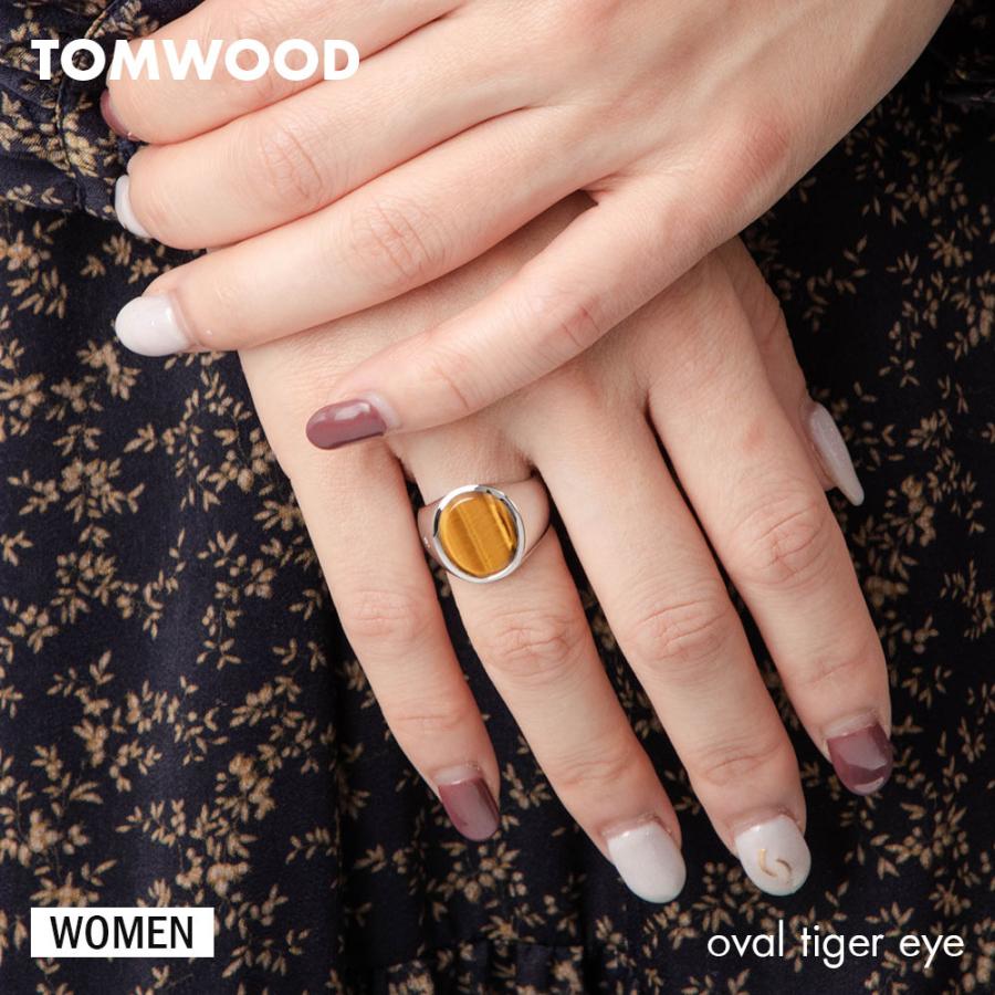 新品正規品 Tom Wood Lizzie タイガーアイリング TOMWOOD トムウッド Oval Tiger Eye オーバル タイガーアイ