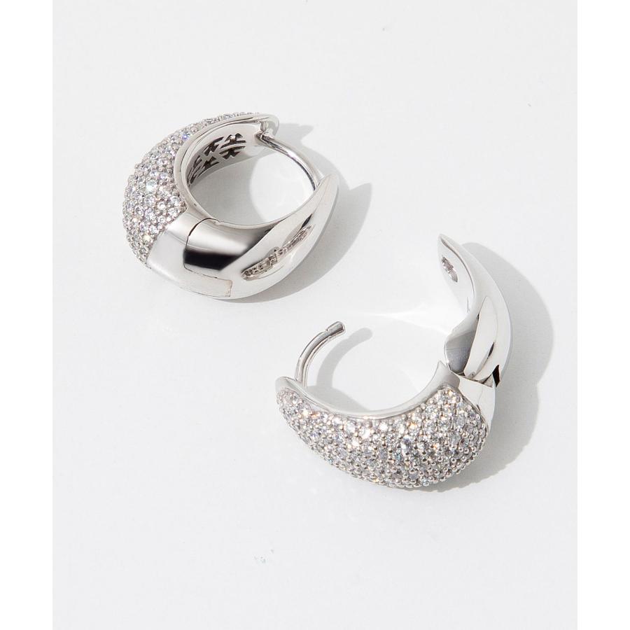 トムウッド TOM WOOD 100519 E39HSCZ01 S925 ピアス Ice Hoop Small Pave メンズ レディース アクセサリー アイス フープ スモール パヴェ  シルバー925｜u-stream｜06